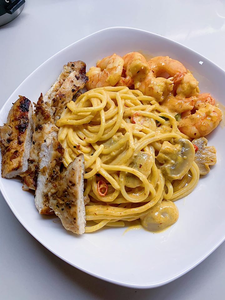 Resepi Spaghetti Carbonara Tomyam yang sangat sedap. Tak rugi punya