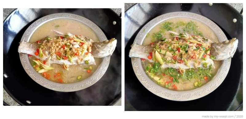 membuat ikan siakap stim ala thai  resepi Resepi Ikan Bawal Masak Stim Lemon Enak dan Mudah