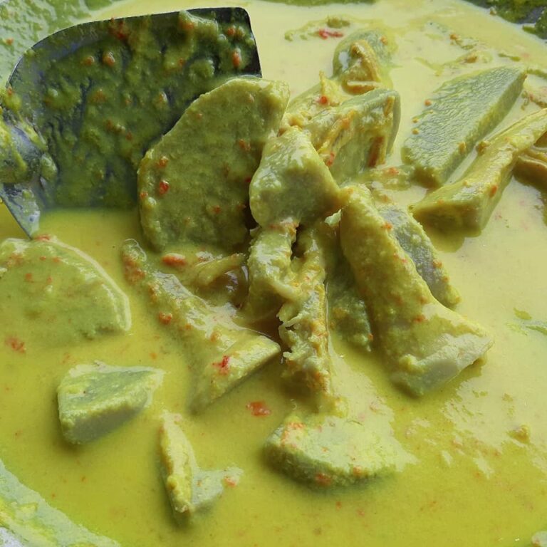 Resepi Sayur Keladi Masak Lemak Cili Api Bersama Tempoyak My Resepi