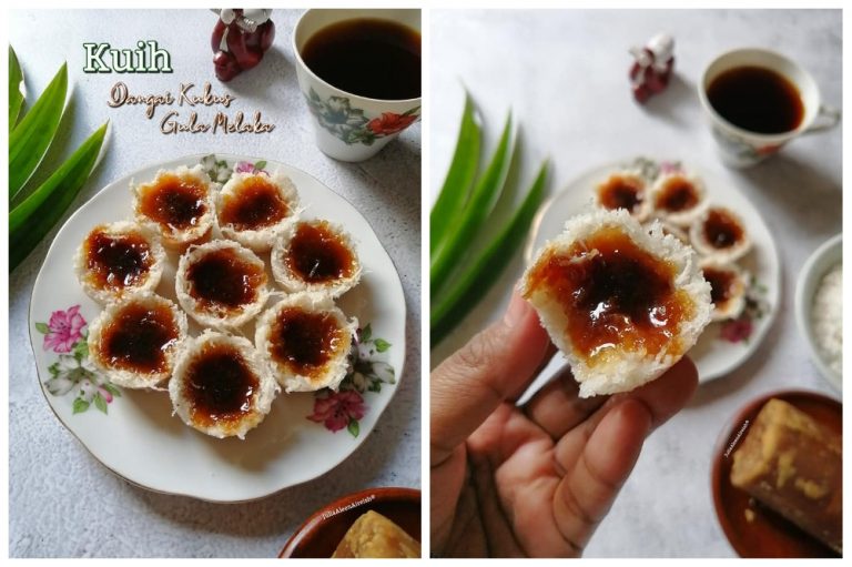 Cara Untuk Membuat Kuih Dangai Kukus Gula Melaka Rasa Sekali Pasti Nak