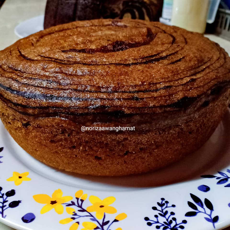  Cara  membuat  Kek  Pisang Coklat  Kukus  yang gebu teramat 