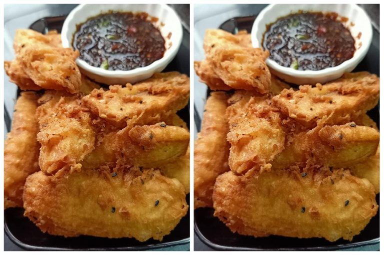 Cara untuk membuat Bancuhan Tepung untuk pisang goreng yang paling