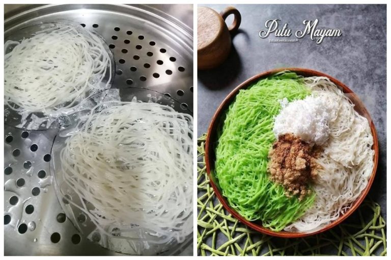 Cara-cara untuk membuat Putu Mayam. Mudah dah pasti anda puas hati