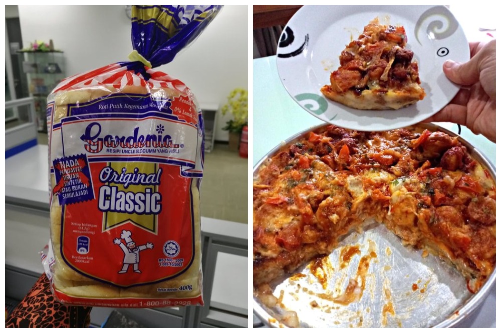 Buat pizza roti gardenia cara Bahan Digunakan